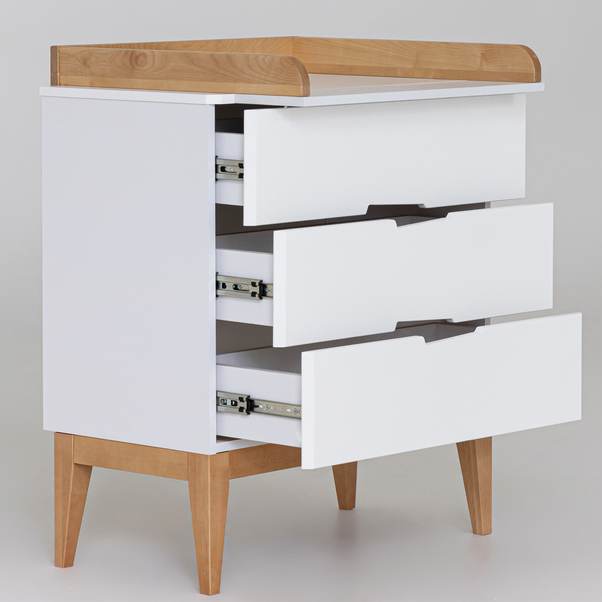 Комод белый Mia НИК 3 б/д