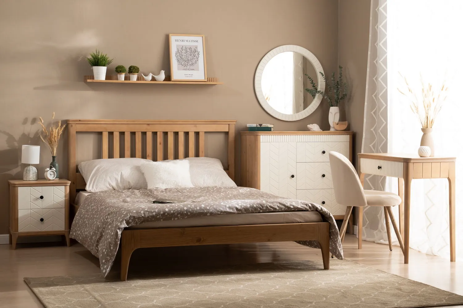 Кровать деревянная Грета №22 1400х2000